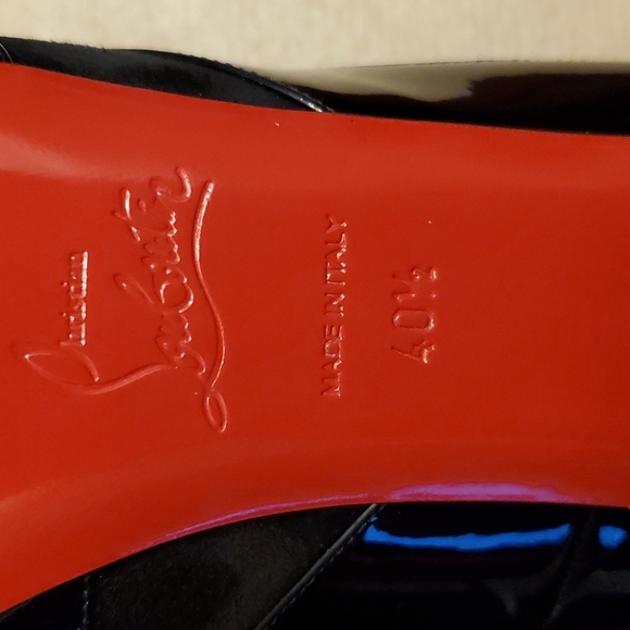 Christian Louboutin YOULAPEEP 120 Peep Toe 👀 Rare Hard to Find Style 👀 40.5 - Picture 13 of 14